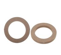 Anelli distanziatori universali in legno for altoparlanti for auto, subwoofer, staffa di supporto adattatore, piastra 2 pezzi, 4 pezzi(2Pcs 4Inch)