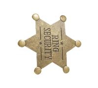 Anelli Distintivo di Sicurezza Esagonale Stella Spilla In Metallo Accessori Da Sposa Portatore Partito Bambini Metallo Sicurezza Accessori Da, One Size, come descritto