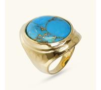 Anelli Donna Etrusca Placcati Oro Giallo 18Kt Chevalier Magnesite WSET00535.MG