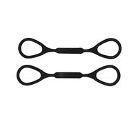 Anelli elastici in silicone, tappo scorrevole per tromba nera Funzionamento facile 2 pezzi Resistente all'allungamento Nessun danno Buona elasticità per strumenti a o