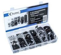 ANELLI ELASTICI SEEGER TIPO E RONDELLE ANELLO ELASTICO E-CLIP 300pz CONDOR