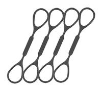 Anelli Fermastop per Tromba in Silicone Neri 4 Pezzi | Accessori per Tromba, Parti di Ricambio, Leggeri e Facili da Portare, per Pratica e Uso Professionale