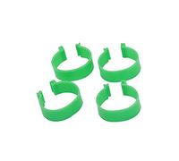 Anelli for cosce di pollame in plastica XL multicolore 60 Pz | Identificazione del pollame XL multicolore: traccia ed etichetta gli uccelli(Green,XL)