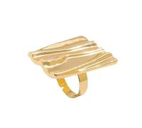 Anelli geometrici di apertura dei gioielli a mano che offrono un look alla moda per coloro che abbracciano l'individualità alla moda