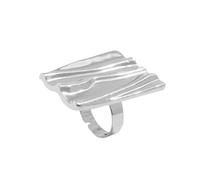 Anelli geometrici di apertura dei gioielli a mano che offrono un look alla moda per coloro che abbracciano l'individualità alla moda