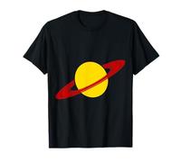 Anelli Gialli Rossi Saturno Maglietta