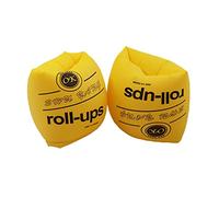 Anelli gonfiabili per piscina in PVC per adulti e bambini, gialli, 24 x 19 cm