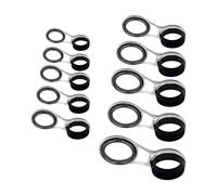 Anelli guida per canna da pesca in ceramica 30/20/10 pezzi Facile da installare Accessori da pesca Anelli guida per canna da pesca Anelli di guida per canna da pesca in ceramica ad alta resistenza