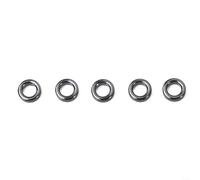 Anelli guida per canna in ceramica nera, 5 pezzi, strumenti di riparazione | Multi Size Canna Da Pesca Componenti Rod per Tip Top Riparazione Parti di Ricambio Guide Linea Per Rod Building Tools