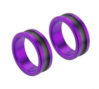 Anelli guida per lenza da pesca per tensionamento sicuro dei nodi, struttura in lega di alluminio con anello in gomma antiscivolo per prevenire la disconnessione e la torsione della lenza (2 pezzi