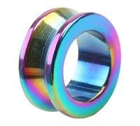 Anelli guida resistenti in acciaio inox per mulinelli da pesca con interno liscio per evitare abrasioni e rotture della lenza (colorato11,5 x 8 x 5 mm)