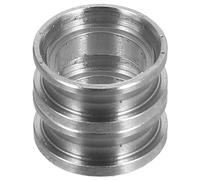 Anelli Guida Set Metallico per Canna da Pesca 2 Pezzi in Acciaio | Canne da Spinning e Mulinelli, Riduce gli Intrecci del Filo, Facile Manutenzione e Installazione, Argento