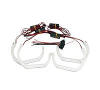 Anelli halo LED Per BMW E46 Per M3 Per Coupé Per Convertible 1999-2003 DTM Per Style Led Angel Eyes Anelli Pre-lifting Faro Allo Xeno Occhio d'angelo auto(DTM M4 Style)