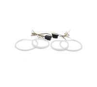Anelli halo LED Per BMW E83 Per X3 2003-2010 SMD Cotone Luce Switchback LED Angel Eye Anello DRL Kit Accessori Luci diurne occhio d'angelo(White and yellow)