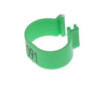 Anelli identificativi in plastica per zampe pollo, Anelli in Plastica for Cosce di Pollo 100 Pz Multicolor 1,6-1,8 cm for Pollame(Red,1.8 cm)