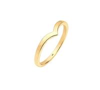 Elli Anelli Donne V-Forma Impilamento Tendenza in Argento Sterlino 925