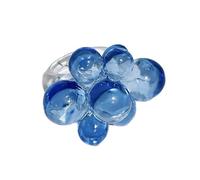Anelli in acrilico accattivanti con perline, anelli di fiori | Texture acrilica perfetta per aggiungere un tocco di colore a qualsiasi abbigliamento, adatta per l'uso quotidiano e varie