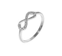 Anelli in argento sterling 925 lucido anello da dito donna segno dell'infinit...
