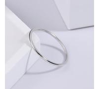 Anelli in argento Sterling 925 per donne e uomini, placcati in oro bianco 18 carati, impilabili, resistenti all'ossidazione, fede nuziale, vestibilità comoda, misura da 6 a 10, 1 mm, 2 mm, 3 mm, 4 mm