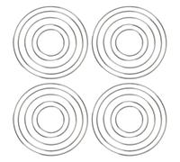 Anelli in metallo per progetti creativi set 20 o 40 pezzi varie misure disponibi