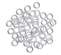 Anelli in plastica trasparente da 14 mm per tende a pacchetto verticali guida cavo uso con diametro esterno 16 mm e diametro interno 11 mm per una gestione coerente del cavo (20 pezzi)