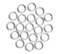 Anelli in plastica trasparente per tende a pacchetto, diametro 11 mm, accessori per tende verticali (50 pezzi)