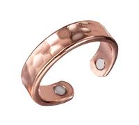 Anelli in rame da donna, comodi anelli magnetici Anelli in rame - Gioielli magnetici semplici alla moda per occasioni casual e formali quotidiane, 0,5 x 2,4 cm, Rame, Unisex - Adulto