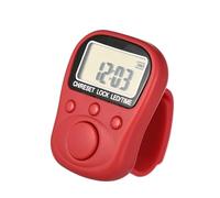 Anelli in Silicone Ricaricabili Contatore Dita Display LCD a 6 Cifre 7 Canali Individuali per Allenamento O Conteggio Produzione Ergonomico Contatore Indossato D