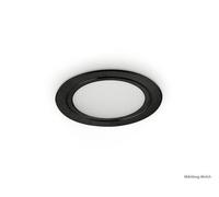Anelli LED Nero Opaco, Faretto Incasso, Set-5, 3000 K Warm Bianco