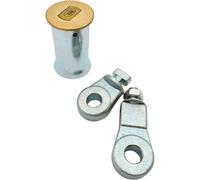 PREFER - Anelli Lucchettabili per Serranda - Completi di Pozzetto e Accessori di Fissaggio, Metallo Resistente - Ideali per l’uso con diversi modelli di lucchetti blindati