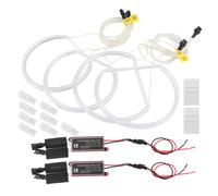 Anelli luminosi Angel Eyes CCFL bianchi ad alta luminosità per auto, compatibili con E46