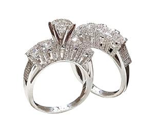 Anelli Macchina da masticare Completa Zircone Hollow Anelli Donne Moda Rosa Oro Zircone Anello Donna Gioielli Anelli Per Le Donne Dimensione 5 10 Anelli Barba, A-as Show, 11