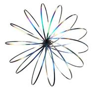 Anelli magici Giocattolo, Braccio Anelli di flusso del braccio a molla - Braccialetto giocattolo per alleviare lo stress Anello a molla educativo educativo di scienza cinetica Multisensoriale i