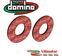 Anelli Manopole Di Spugna Per Moto Da Cross Enduro Coppia Rosso Anti-Vesciche