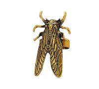 Anelli metallici alla moda con scarabeo, stile vintage, accessori fantastici per l'uso quotidiano e occasioni speciali, animali alla moda, come descritto, come descritto
