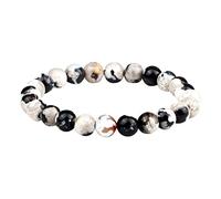 Anelli nuziali da donna alla moda braccialetto fuoco 8 mm bracciale da uomo yoga gioielli clip su orecchini a cerchio da uomo, Misura unica, Pietra, Nessuna pietra preziosa