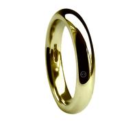 Anelli Nuziali In Oro Giallo 9Ct 2Mm 3Mm 4Mm 5Mm 6Mm 375 UK HM X Heavy Band