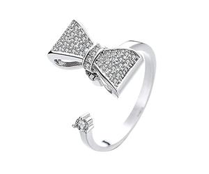 Anelli oro regolabili set zircone anello di compressione girevole anello creativo anello di decompressione regolabile, Taglia unica, Metallo, Nessuna pietra preziosa