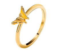 Anelli per Anello Lancio Apri gioielli in metallo completo femminile personalizzato anello microintarsiato diamante regalo decorazioni per la casa Gioielli per Anelli Da (Gold, One Size)