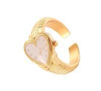 Anelli per appuntamenti a forma di cuore regolabili anelli di apertura per dita geometrici adatti per feste e uso quotidiano Retro Love, Misura unica, come descritto, come descritto