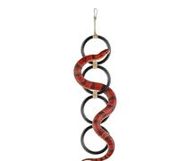 Anelli per arrampicata a serpente, giocattoli per l'arricchimento dei rettili, design facile da installare, accessori per arrampicata a serpente per recinto di terrari, custodi dello zoo, genitori di