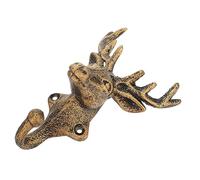 Anelli per bagno, Ganci for la casa, 1 pezzo Gancio for corna in ghisa Portachiavi retrò Appendiabiti for sciarpe pesante