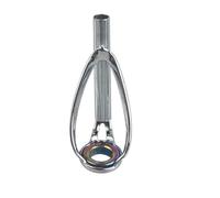 Anelli per Canna da Pesca Guide for Punta della Canna da Pesca Kit di Riparazione Cornici in Acciaio Inossidabile Fai Te Anello in Ceramica Spinning Casting Strumento for Attrezzatura for(2.4mm,7Pcs)