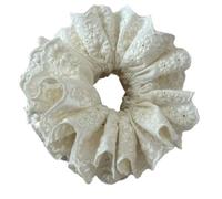 Anelli per capelli oversize con fiocchi bianchi, corda per capelli versatile, ornamento per capelli belli per matrimoni e abiti casual