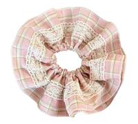 Anelli per capelli oversize con fiocchi bianchi, corda per capelli versatili, ornamento per capelli belli per donne e ragazze