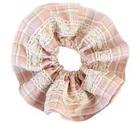 Anelli per capelli oversize con fiocchi bianchi, corda per capelli versatili, ornamento per capelli belli per donne e ragazze