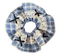 Anelli per capelli oversize con fiocchi bianchi, corda per capelli versatili, ornamento per capelli belli per donne e ragazze