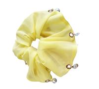 Anelli per capelli oversize fiocchi bianchi corda per capelli versatile ornamento per capelli stili belli accessori per capelli eleganti