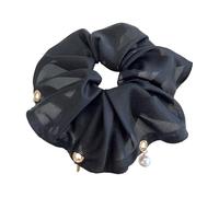 Anelli per capelli oversize fiocchi bianchi corda per capelli versatile ornamento per capelli stili belli accessori per capelli eleganti