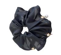 Anelli per capelli oversize fiocchi bianchi corda per capelli versatile ornamento per capelli stili belli accessori per capelli eleganti